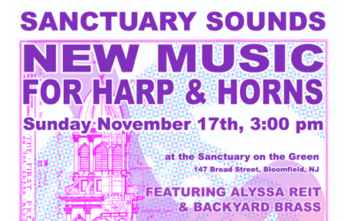 New Music for Harp & Horns: Sanctuary on the Green Arts, Cultural and Community Alliance Welcomes Alysa Reit and Backyard Brass